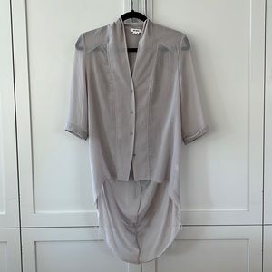 Helmut lang high low shirt